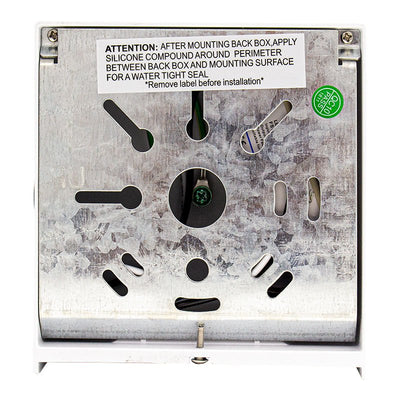 Westgate Adjustable LED Mini Cutoff Wallpack, 24W, 5000K, Led Outdoor Light - White - Sonic Electric