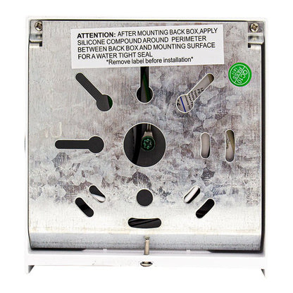 Westgate Adjustable LED Mini Cutoff Wallpack, 24W, 5000K, Led Outdoor Light - White - Sonic Electric
