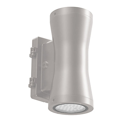 Westgate Architechtural 7in Up-down Cyl, 18W/30W/45W/60W, 3000K/4000K/5000K, Led Outdoor Light - Silver