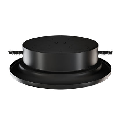 Westgate CMC - OWCC - BK 5in Old - work Recessed Ceiling Canopy With Junction Box for Cmc Cylinders, Black - Sonic Electric