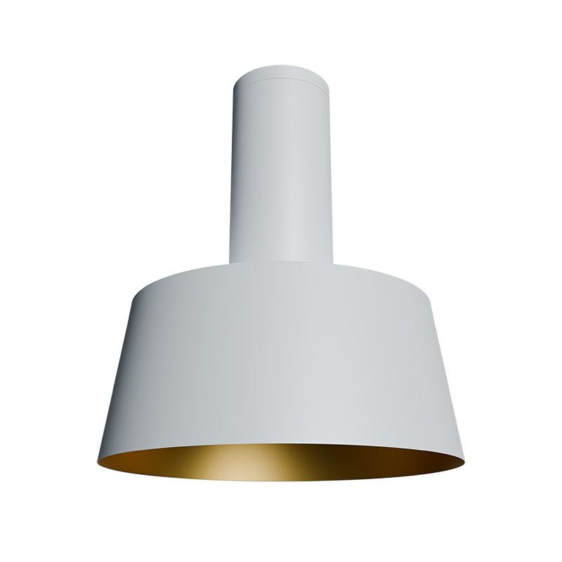 Westgate CMC4 - FS14 - WG - KIT CMC4 14in Flat Shade, White/Gold, 9W/12W/15W, 30K/ 40K/ 50K - Sonic Electric