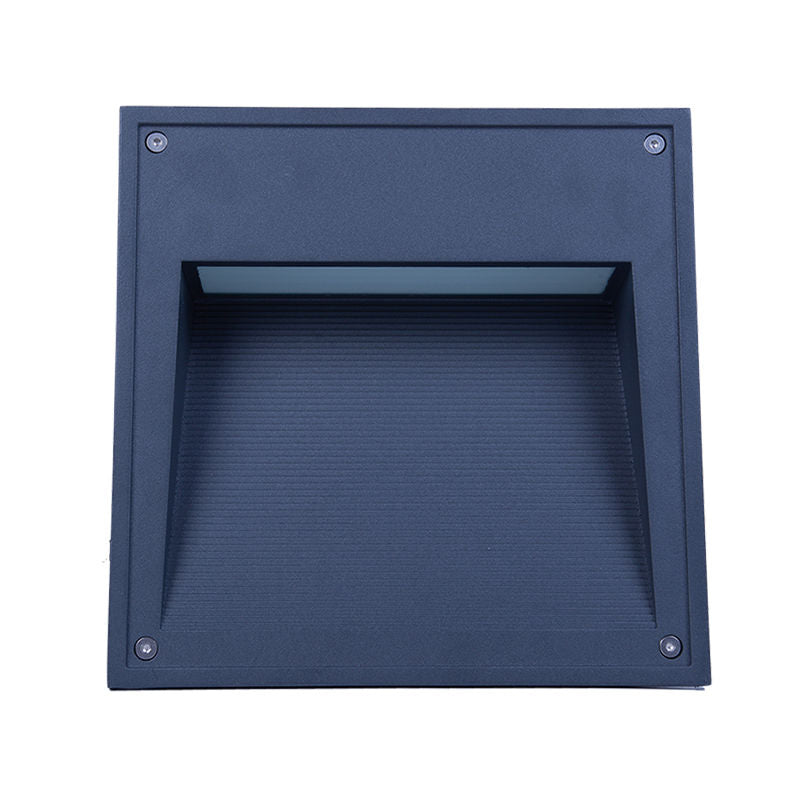 Westgate Commercial Large Wall/Step Lights, 25W, 5000K, Led Outdoor Light - Black - Sonic Electric