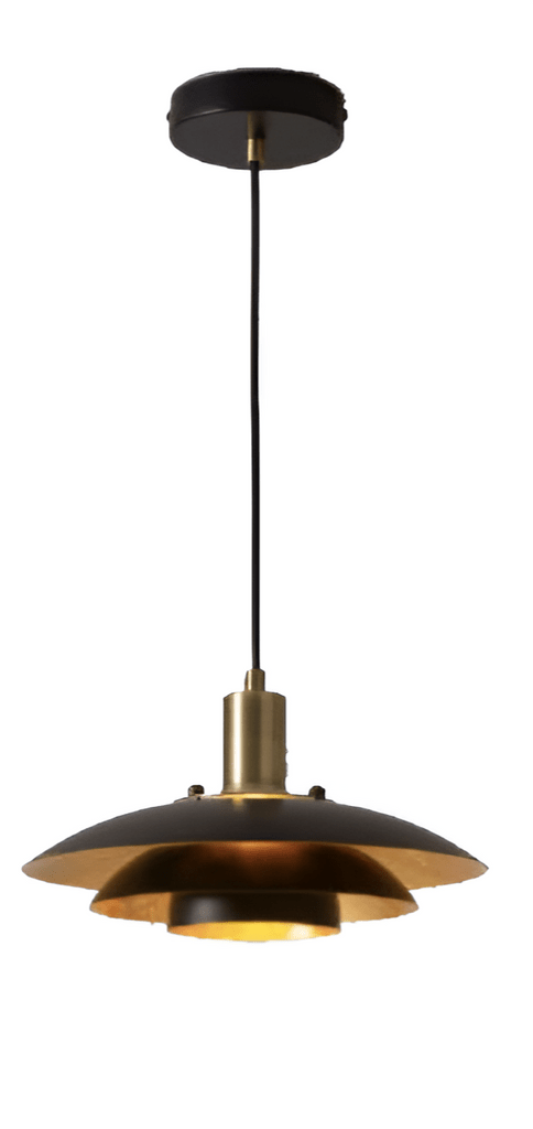 Westgate Decorative Pendant 3 - level 6 In, 10W, 5000K, Led Light Bulbs - Black/Gold - Sonic Electric