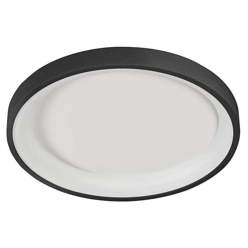 Westgate FMHR - 23 - MCT5 - BK Round Flush Mount Fixtures, 30W, 27K/30K/35K/40K/50K - Black - Sonic Electric