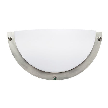 Westgate Half Circle Indoor Wall Sconce, 12W, 5000K, Led Light Bulbs - White - Sonic Electric