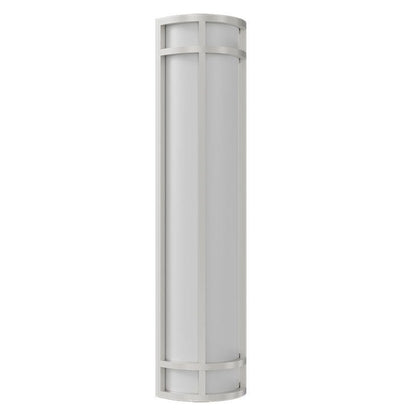 Westgate LED 24" Outdoor/Indoor Wall Sconce, 25W, 5000K, Led Commercial Lighting - Silver - Sonic Electric