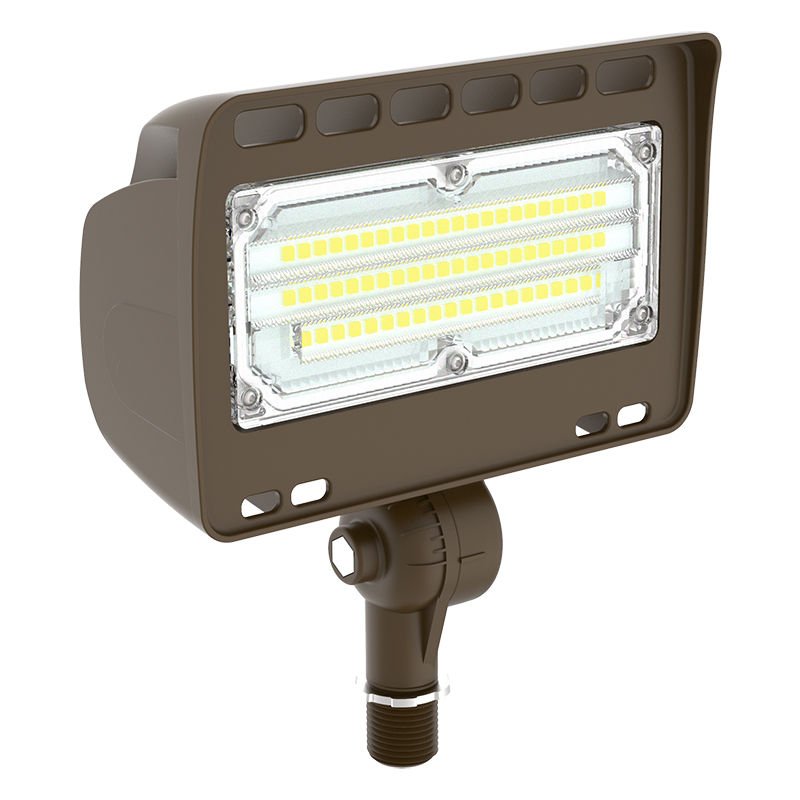 Westgate LF4 - 30W - 30K - D - KN LED Architectural Round - Back Flood Lights, 30W, 30K - Bronze - Sonic Electric