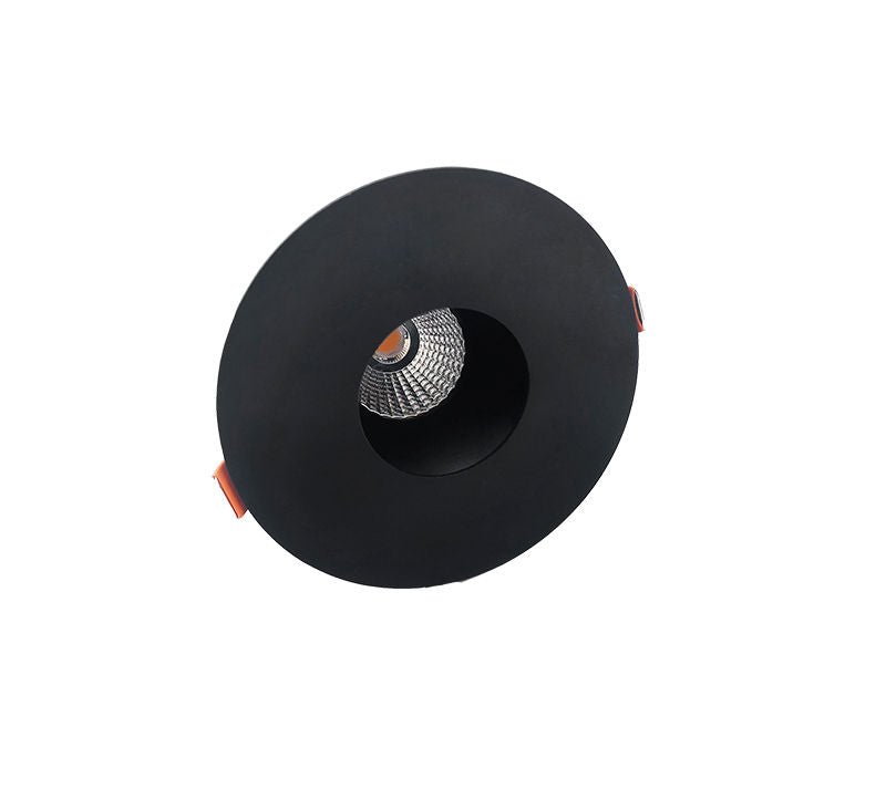 Westgate LRD - 10W - MCT5 - 4WTRPH - BK LED 4" Architectural Winged Recessed Lights - Pin Hole Trim, 10W, 27K/30K/35K/40K/50K - Black - Sonic Electric