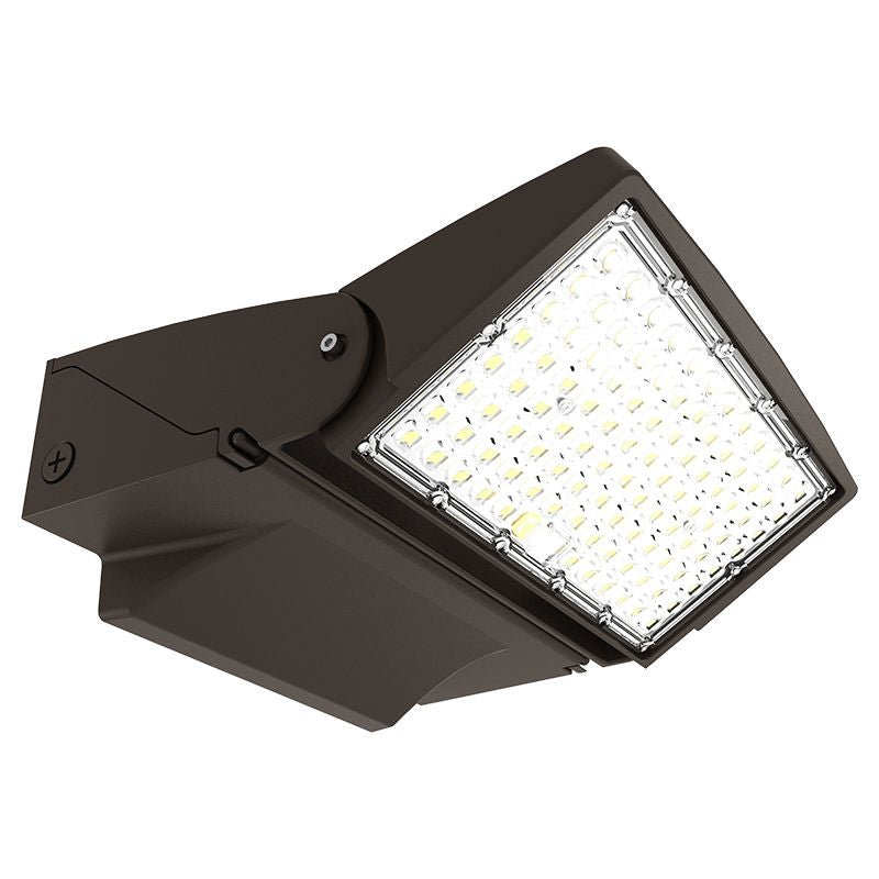 Westgate Modern Adjustable Wall Pack, 120W, 5000K, Led Outdoor Light - Powder Coat - Sonic Electric