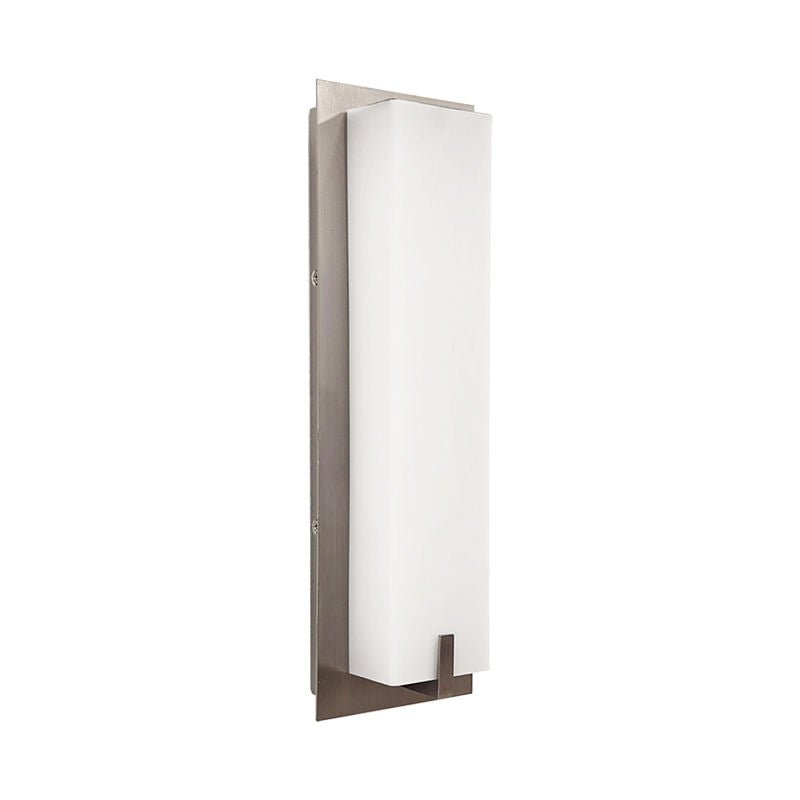 Westgate Modern Indoor Wall Sconce, 20W, 5000K, Led Light Bulbs - Brushed Nickel - Sonic Electric