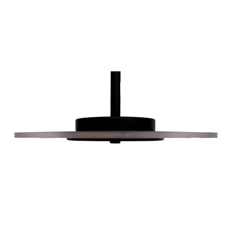 Westgate 18W, 2700K, LDAP-14-MCT5, Modern LED 3CCT Flush Mount Drum - Black