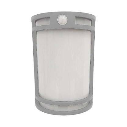 Westgate Outdoor/Indoor LED Decorative Wall Sconce, 15W, 2700K/3000K/3500K/4000K/5000K, Led Outdoor Lighting Resi - Silver - Sonic Electric
