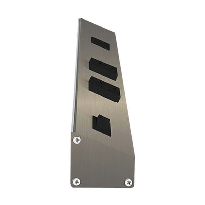 Westgate PSA - 12 - 2R - 1U - BN 12in Angled 2 - receptacle 1 Usb 20a Power Strip - Brushed Nickel - Sonic Electric