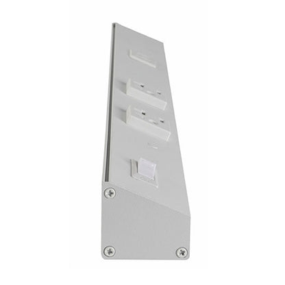 Westgate PSA - 36 - 4R - 2U - WH 36in Angled 4 - receptacle 2 Usb 20a Power Strip - White - Sonic Electric