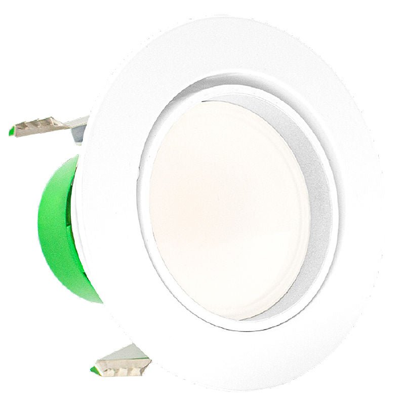 Westgate RDPF4 - ADJ - MCT5 Adjustable - Head LED Recessed Light Trims, 10W, 27K/30K/35K/40K/50K - White - Sonic Electric
