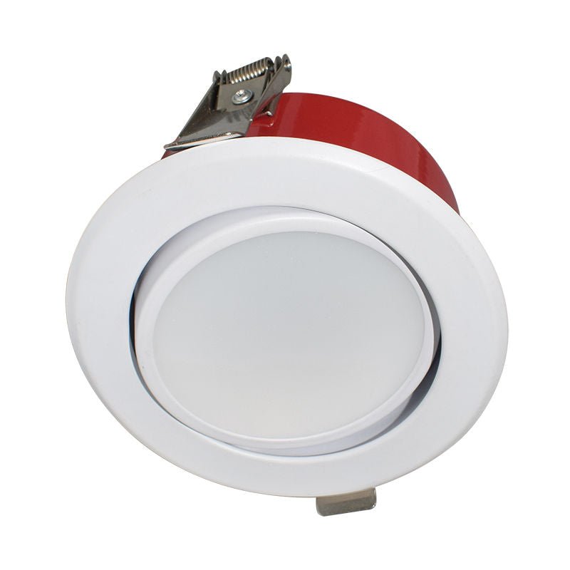 Westgate RSL4 - ADJ - MCT5 - FR Adjustable Fire - Rated Slim Canless Recessed Light, 9W, 27K/30K/35K/40K/50K - White/Red - Sonic Electric