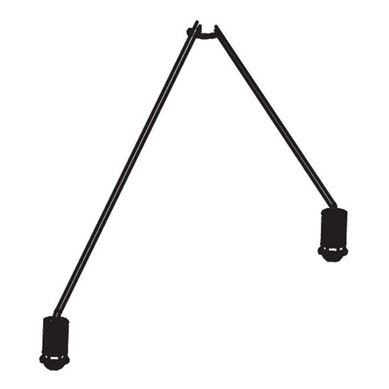 Westgate SCL - YCK Adj. 1/16" Y Conversion Suspension Cable with Toggle Ends - Black - Sonic Electric