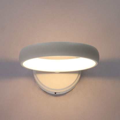 Westgate SCRH - WS - BK 8in Hollow Circle Wall Sconce10w 500lm Dim - Black - Sonic Electric