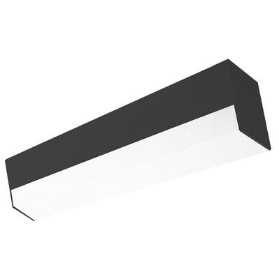 Westgate SCX-3FT-30W-MCT4-D-DL-BK 3ft. LED 2-3/4" Black Superior Architectural Seamless Linear Lights with Drop Lens, 30W, 30K/35K/40K/50K
