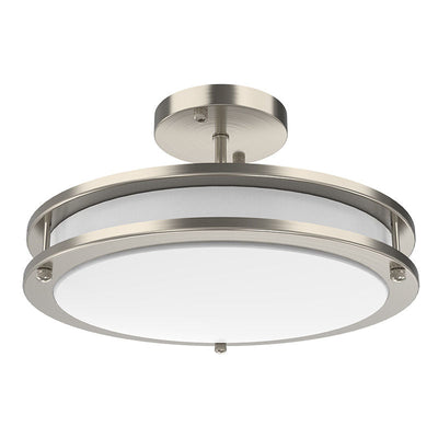 Westgate Slim Double - Ring Flush Mount Lights, 24W, 2700K/3000K/3500K/4000K/5000K, Led Outdoor Light - White - Sonic Electric