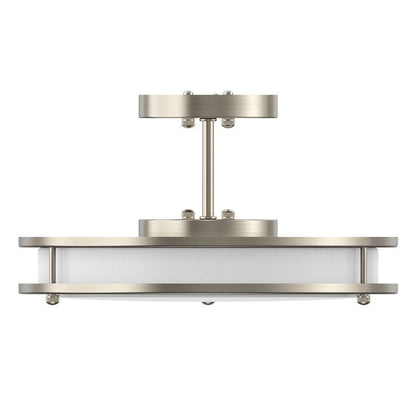 Westgate Slim Double - Ring Flush Mount Lights, 24W, 2700K/3000K/3500K/4000K/5000K, Led Outdoor Light - White - Sonic Electric
