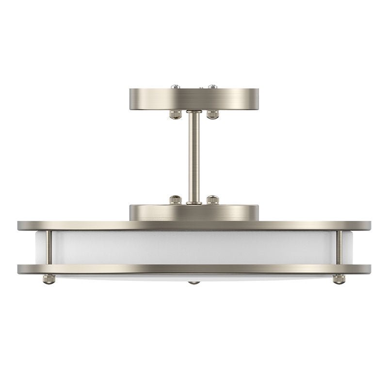 Westgate Slim Double - Ring Flush Mount Lights, 24W, 2700K/3000K/3500K/4000K/5000K, Led Outdoor Light - White - Sonic Electric