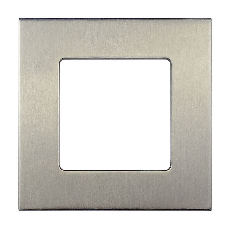 Westgate SSLRB4 - TRM - BN Black 4 inch Square Trim for SSLRB, 9W, 27K/30K/35K/40K/50K - Brushed Nickel - Sonic Electric