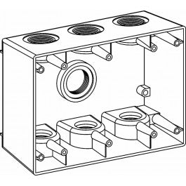 Westgate W3DB75-7, Westgate Three-Gang Boxes, 2-5/8" Deep. Multiple Sizes - Oil Rubbed Bronze