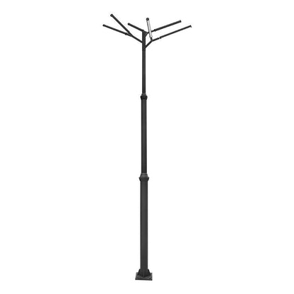 Westgate Tree of Light, A Natural Designer Light Structure for Open Areas, 150W, 3000K/4000K/5000K, Led Outdoor Light - Black - Sonic Electric