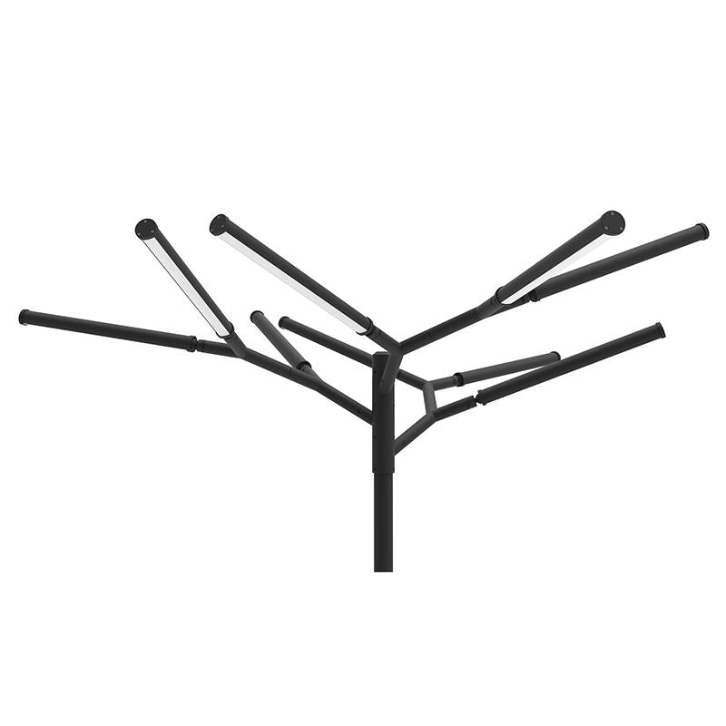 Westgate Tree of Light, A Natural Designer Light Structure for Open Areas, 225W, 3000K/4000K/5000K, Led Outdoor Light - Black - Sonic Electric