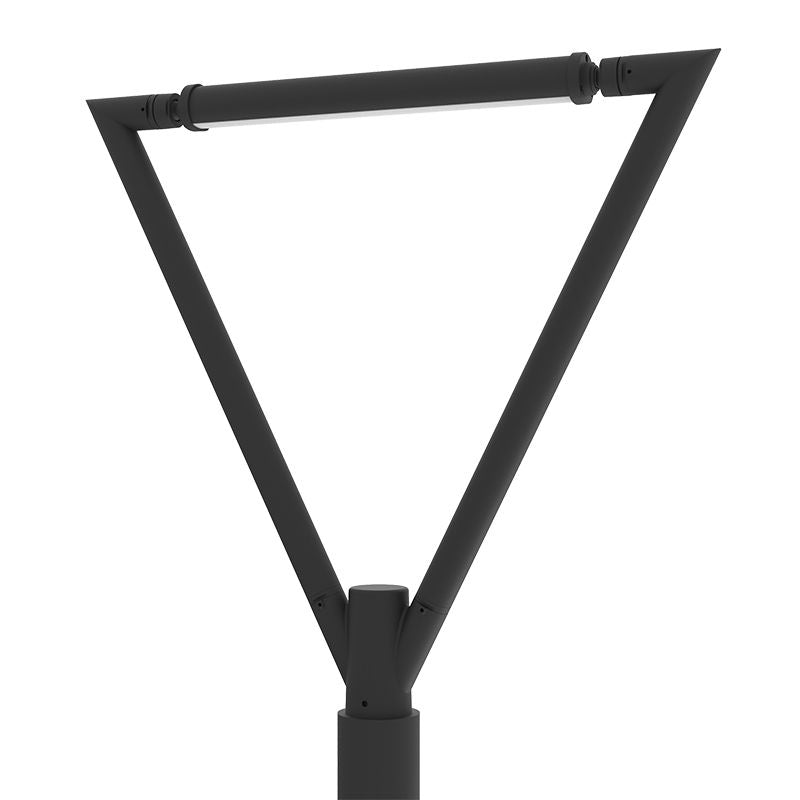 Westgate Tree of Light Post Top Double, 25W, 3000K/4000K/5000K, Led Outdoor Light - Black - Sonic Electric