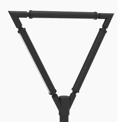 Westgate Tree of Light Post Top Double, 75W, 3000K/4000K/5000K, Led Outdoor Light - Black - Sonic Electric