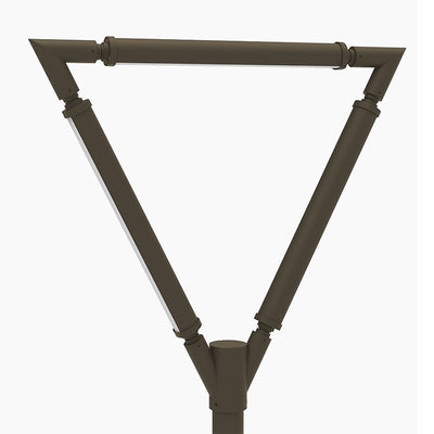 Westgate Tree of Light Post Top Double, 75W, 3000K/4000K/5000K, Led Outdoor Light - Bronze - Sonic Electric