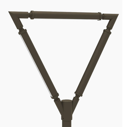 Westgate Tree of Light Post Top Double, 75W, 3000K/4000K/5000K, Led Outdoor Light - Bronze - Sonic Electric