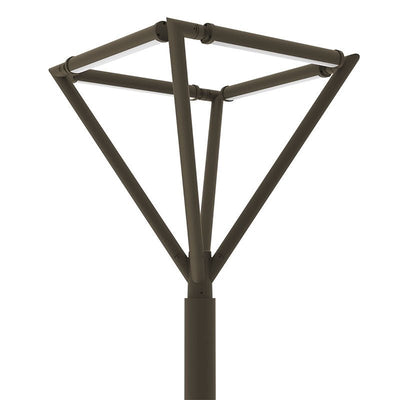 Westgate Tree of Light Post Top Quad - AR, 100W, 3000K/4000K/5000K, Led Outdoor Light - Bronze - Sonic Electric