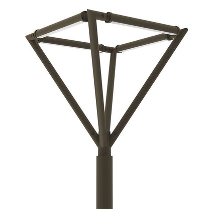 Westgate Tree of Light Post Top Quad - AR, 100W, 3000K/4000K/5000K, Led Outdoor Light - Bronze - Sonic Electric