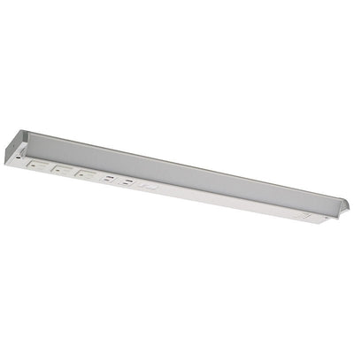 Westgate UCR - Undercabinet Series with Receptacles and USB Ports, 12W, 2700K/3000K/3500K/4000K/5000K, Led Retrofit Trim and Disk - White