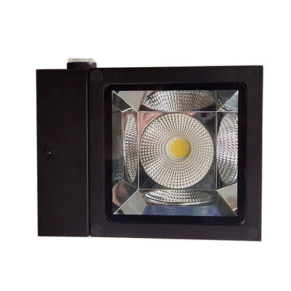 Westgate Up - Down Selectable Cube Wall Light, 18W, 5000K, Led Outdoor Light - Bronze - Sonic Electric