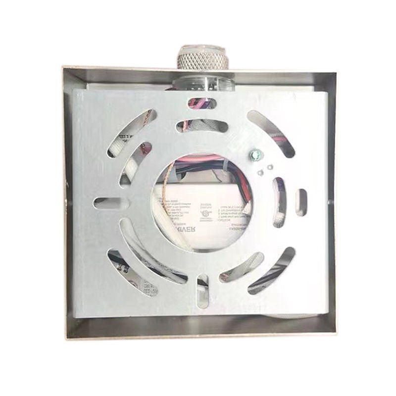 Westgate Up - Down Selectable Cube Wall Light, 18W, 5000K, Led Outdoor Light - Brushed Nickel - Sonic Electric