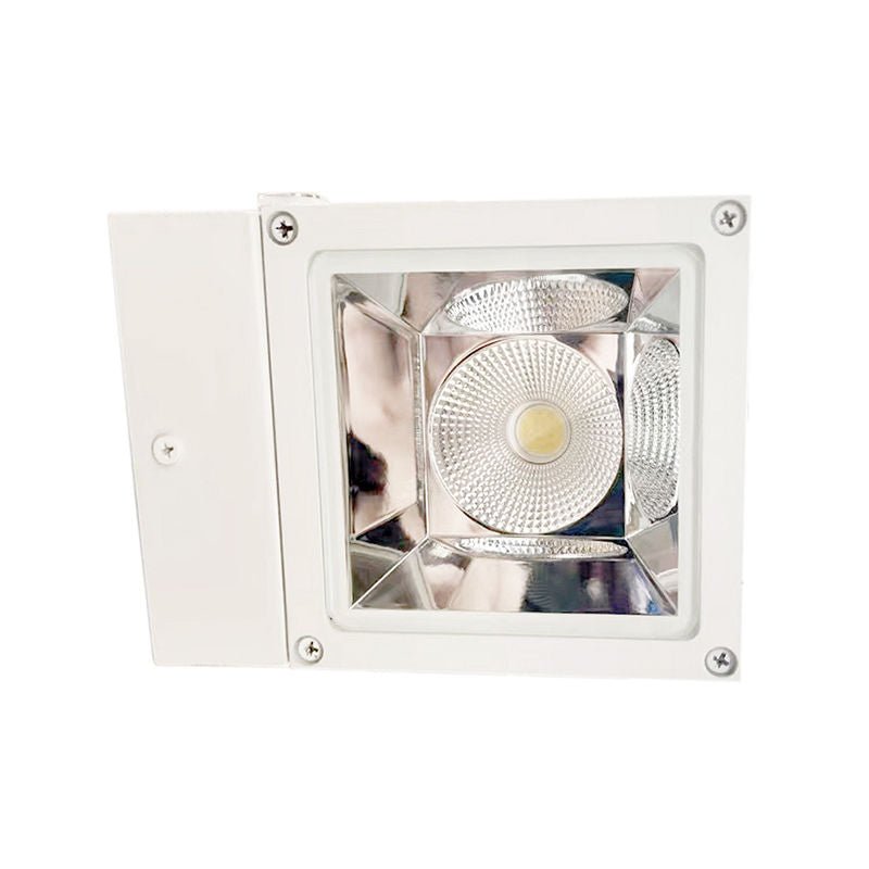 Westgate Up - Down Selectable Cube Wall Light, 18W, 5000K, Led Outdoor Light - White - Sonic Electric