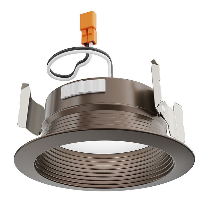 Westgate Westgate Signature Deep Baffle Retrofit Metal LED Recessed Trim Lights, 10W, 5000K, Led Retrofit Trim and Disk - Oil - rubbed bronze - Sonic Electric