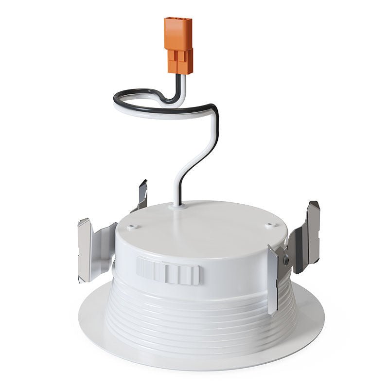 Westgate Westgate Signature Deep Baffle Retrofit Metal LED Recessed Trim Lights, 10W, 5000K, Led Retrofit Trim and Disk - White - Sonic Electric