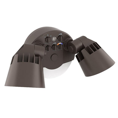 Westgate X - Gen Advance Security Lights with PIR Sensor, 25W, 5000K, Led Outdoor Light - Bronze - Sonic Electric
