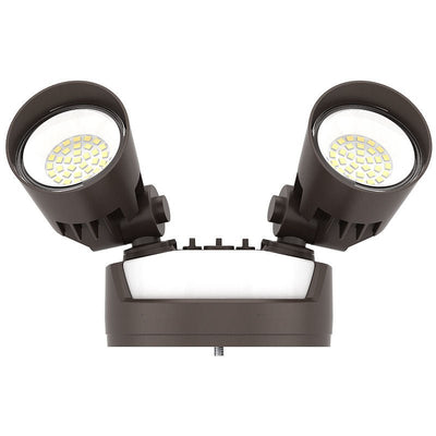 Westgate X - Gen Advance Security Lights with PIR Sensor, 25W, 5000K, Led Outdoor Light - Bronze - Sonic Electric