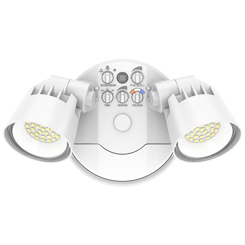 Westgate X - Gen Advance Security Lights with PIR Sensor, 25W, 5000K, Led Outdoor Light - White - Sonic Electric