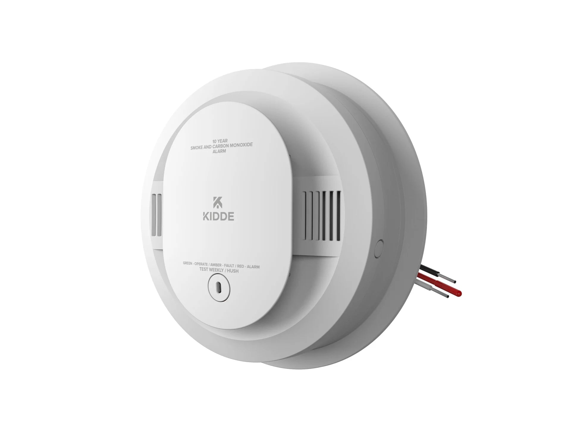 Kidde 30CUA10 DETECT Combo Smoke + CO Alarm, Hardwired with 10-Year Backup Battery