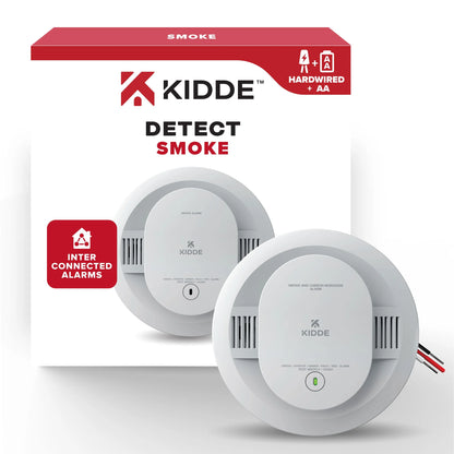 Kidde 20SAR DETECT Smoke Alarm Hardwired with AA Backup Battery