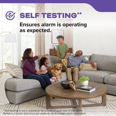 Kidde 30CUA10 DETECT Combo Smoke + CO Alarm, Hardwired with 10-Year Backup Battery