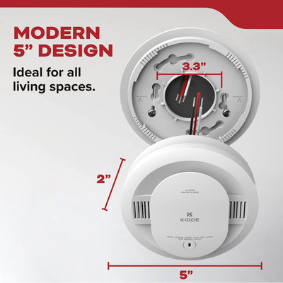 Kidde 20SAR DETECT Smoke Alarm Hardwired with AA Backup Battery