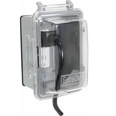 Orbit WIU-1UD-ED 1Gang Plastic Universal While In Use Cover 3-1/2" Deep, Extra Duty - Gray